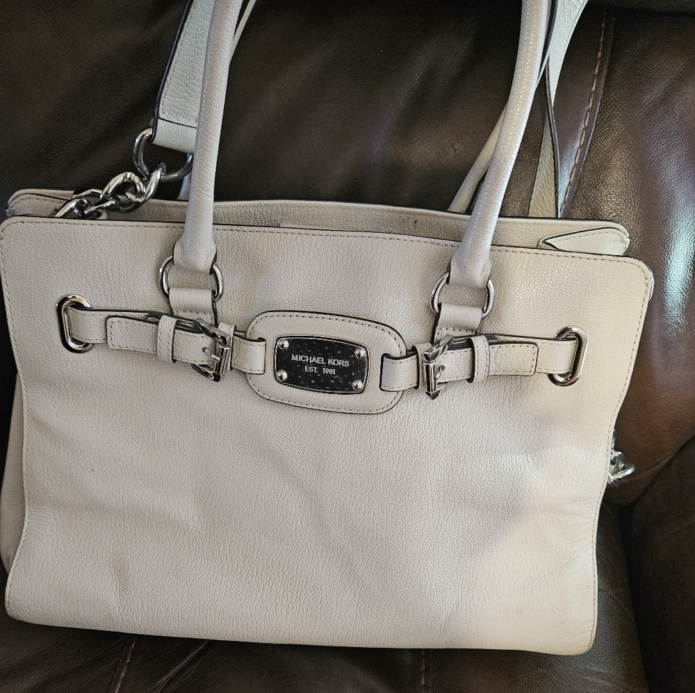 Michael Kors Hamilton East West, cream
